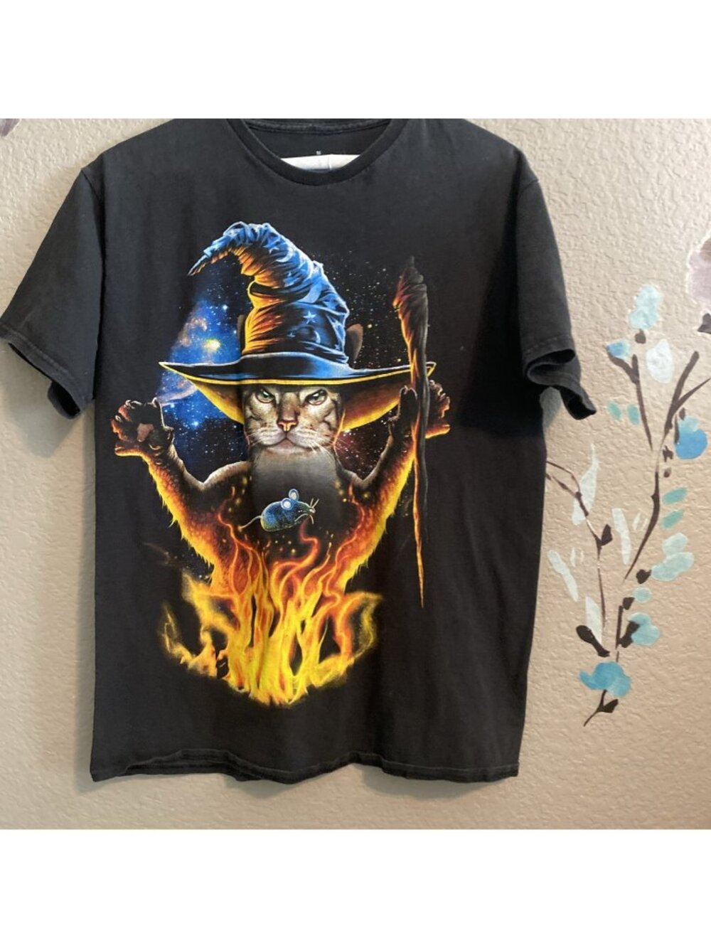 Halloween Cat Wizard Warlock Which Harry Potter Funny Novelty Cat Lover M
